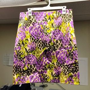 Print skirt, sz 12